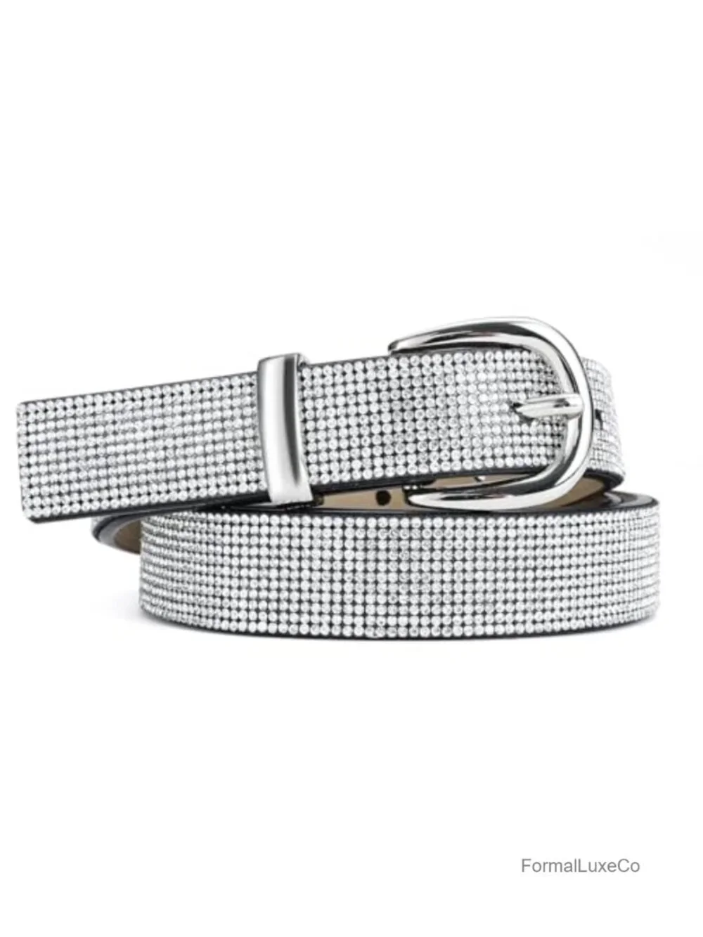 Rhinestone Belt Women Sparkly Diamond Glitter Belts Dresses Jeans